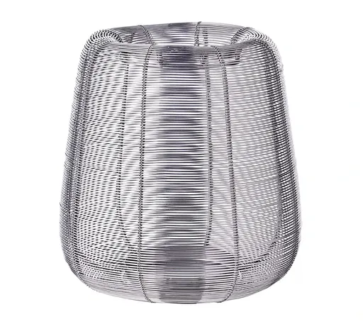 Felinar argintiu "Kurt", 24 cm - EDZARD