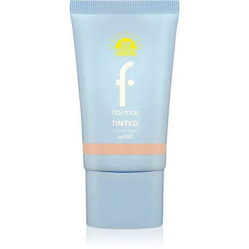 flormar Sun Lovers Tinted Moisturizer SPF 50 crema hidratanta si tonifianta SPF 50 Soft Beige 30 ml