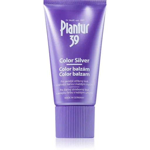 Plantur 39 Color Silver balsam pe baza de cafeina neutralizeaza tonurile de galben 150 ml