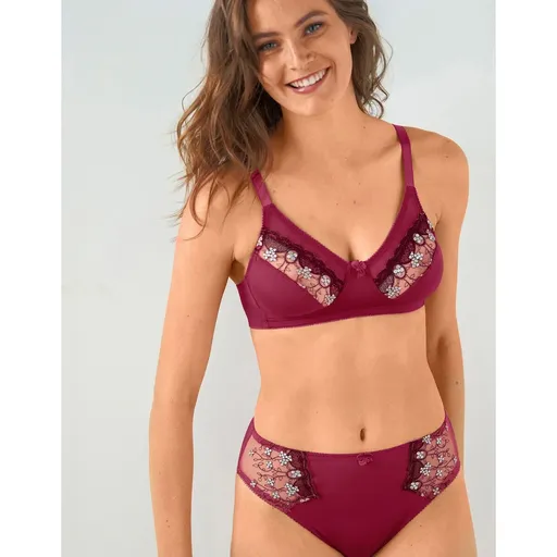 Confidence Lingerie Sutien Caminata cu broderie, fără armătură