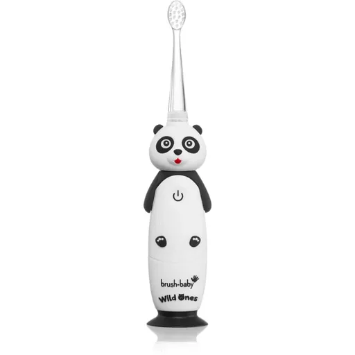 Brush Baby WildOnes WildOne periuta de dinti electrica + 2 capete de schimb pentru copii Panda 1 buc