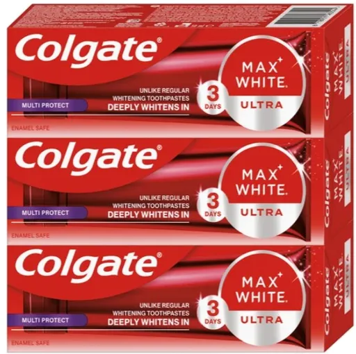 Colgate Pastă de dinți Max White Ultra Protect Trio 3 x 50 ml