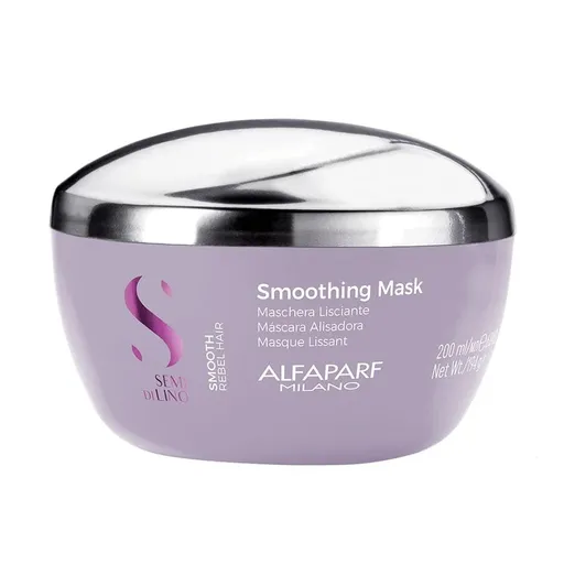 Masca Hidratanta de Netezire pentru Par Cret si Rebel Alfaparf Milano Semi Di Lino Smoothing Mask, 200 ml