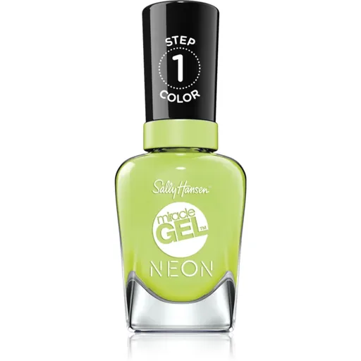 Sally Hansen Miracle Gel™ gel de unghii fara utilizarea UV sau lampa LED culoare 052 Electri-Lime 14,7 ml