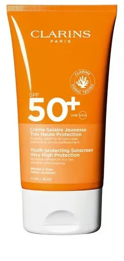 Clarins Cremă de protecție solară SPF 50 (Youth-protecting Sunscreen) 150 ml