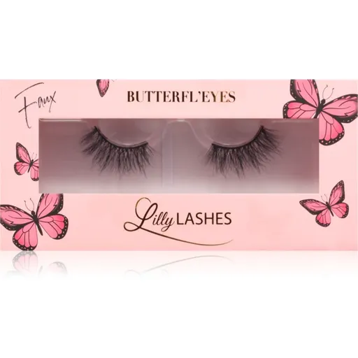 Lilly Lashes Butterfl'eyes Faux Mink Half Lash gene false tip Flirty 1 pereche