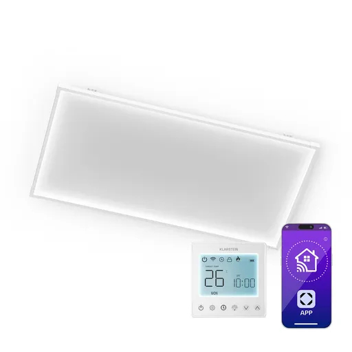 Klarstein Wondersky panou infraroșu | 770 W | 4 - 8 m² | Design minimalist | 120 cm x 60 cm