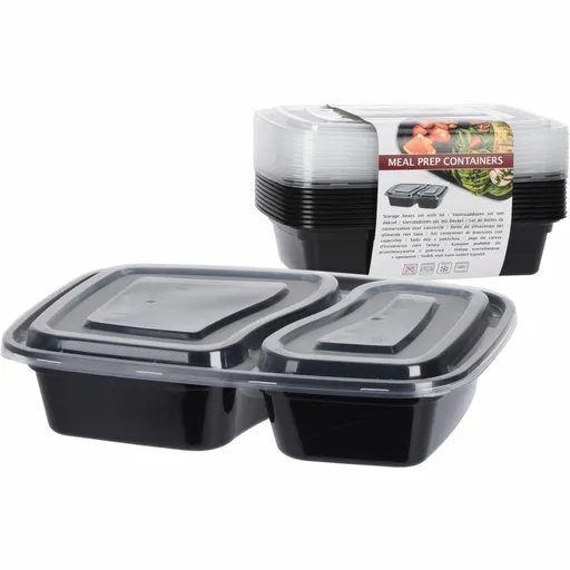 Set de recipiente din plastic Excellent Houseware 1200 ml, 10 bucăți