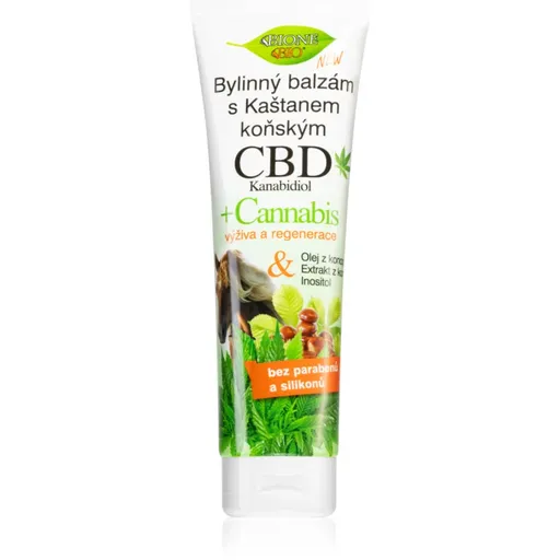 Bione Cosmetics Cannabis CBD balsam relaxant pentru masaj cu CBD 300 ml