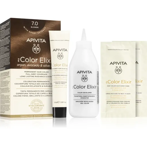 Apivita My Color Elixir culoare par fără amoniac culoare 7.0 Blonde 1 buc