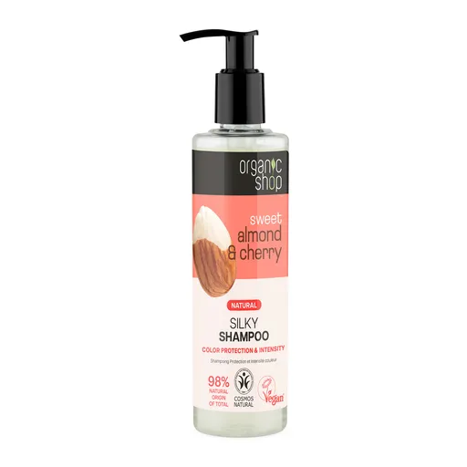 Organic Shop Șampon de mătase Migdale și cireșe (Silky Shampoo) 280 ml