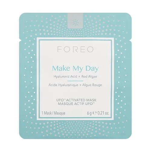 Foreo Mască protectoare pentru fată cu efect hidratant UFO Make My Day (Activated Mask) 7 x 6 g
