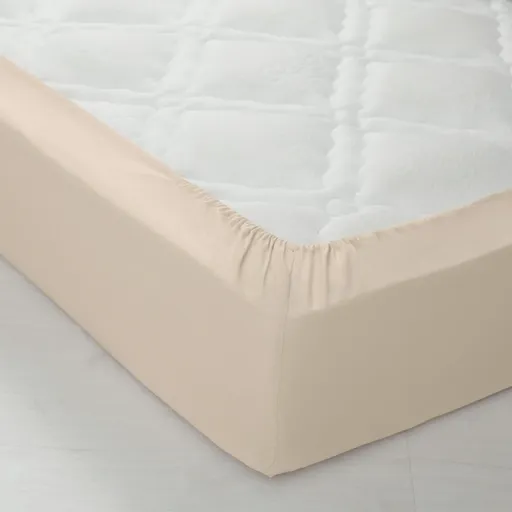 Cearșaf cu elastic într-o singură culoare, adâncime colț 26 cm