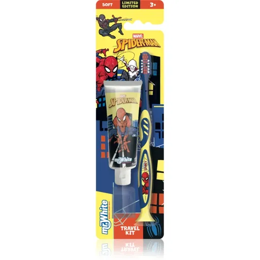 Marvel Spiderman Travel Kit set pentru îngrijirea dentară pentru copii