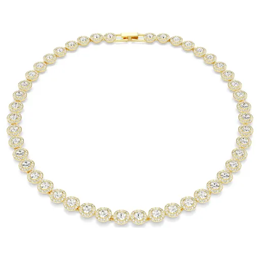 Swarovski Colier de tenis placat cu aur cu cristale Una Angelic Tennis 5720505 41 cm