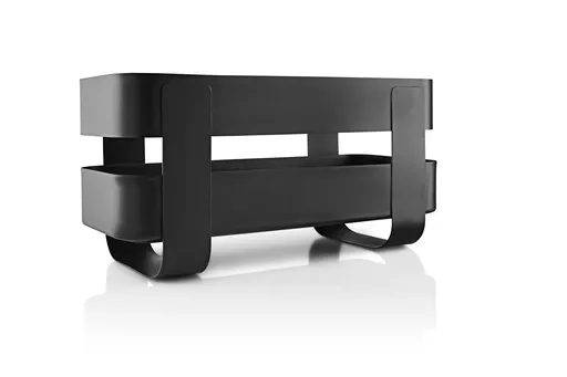 Organizator de plante cu udare automată din oțel, negru - Eva Solo