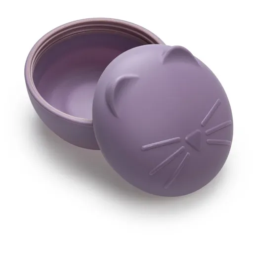Melii Silicone Bowl with Lid caserolă de mâncare Cat 350 ml