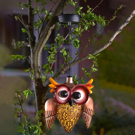 Lumina solară suspendată "Bufniță"