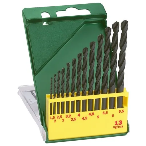 Set burghie metal, Bosch 2607019441, HSS-R, 1.5-6.5 mm, tija cilindrica, 13 bucati