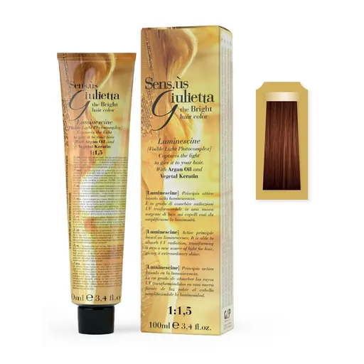 Vopsea de Par Permanenta Giulietta 6.44, 100 ml