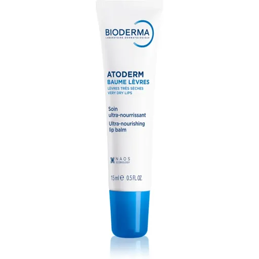 Bioderma Atoderm Lip Balm balsam regenerator pentru buze uscate 15 ml