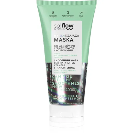 so!flow After Keratin Straightening Smoothing Mask Masca de par 200 ml