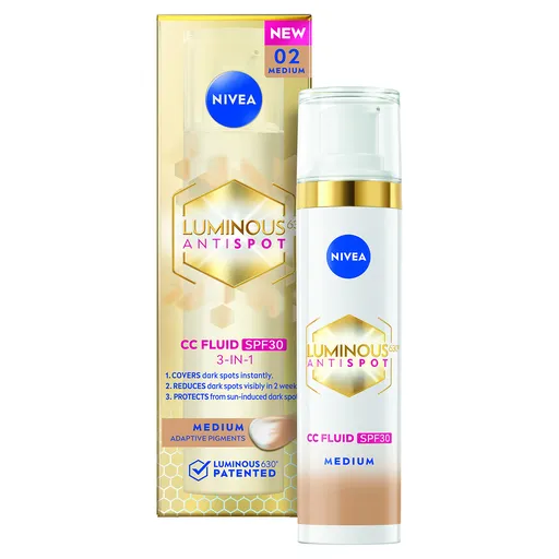 Nivea CC cream Cellular Luminous630 SPF 30 40 ml Medium
