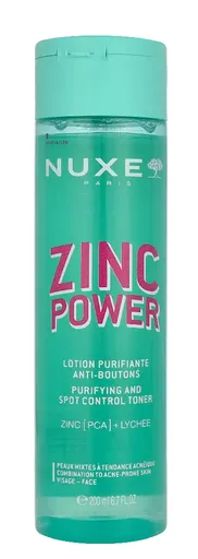 Nuxe Tonic împotriva imperfecțiunilor pielii Zinc Power (Purifying and Spot Control Toner) 200 ml