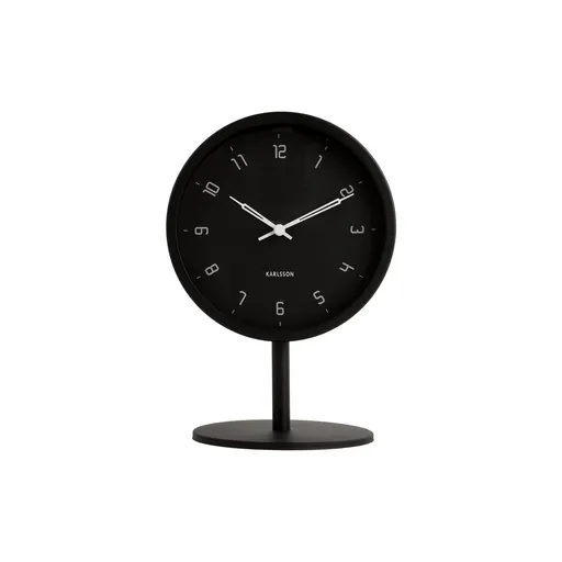 Ceas de masă Karlsson 5951BK de design 23 cm ,negru, negru