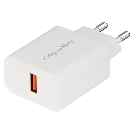 Incarcator Retea Quick Charge 3.0 18W KRUGER&MATZ KM0851 (alimentator 5v)