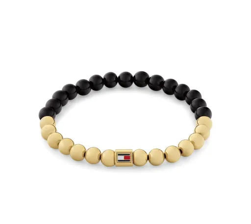 Tommy Hilfiger Brățară din mărgele cu onix Semi-Precious Beads 2780961