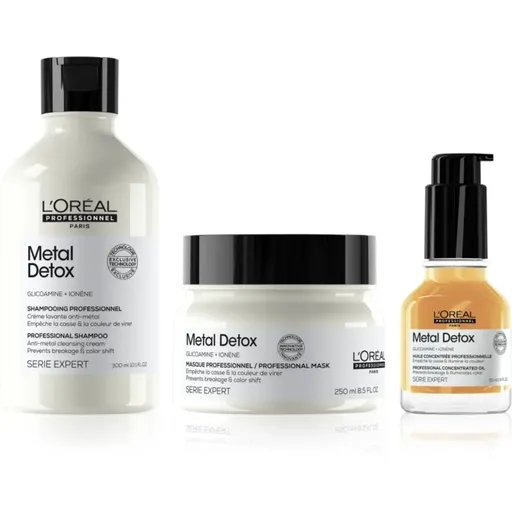 L’Oréal Professionnel Serie Expert Metal Detox ambalaj economic pentru par deteriorat