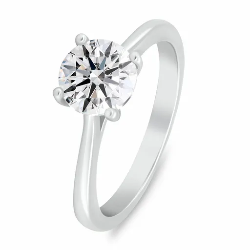 Brilio Silver Inel de logodnă din argint cu zirconiu cubic transparent RI147W 50 mm