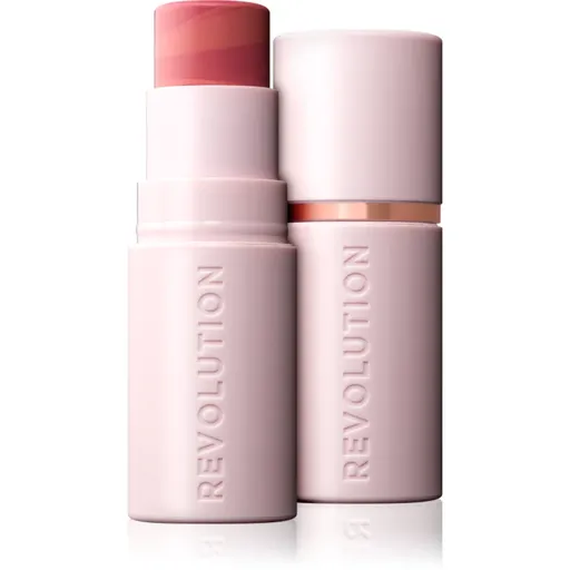 Makeup Revolution Skin Silk Blush Stick blush cremos stick culoare Peachy Pink 4.5 g