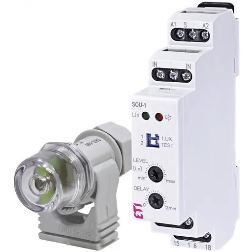 Senzor crepuscular 16A, sina DIN, 3600W, IP20 Eti 002470011