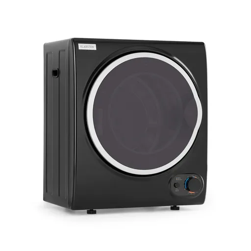 Klarstein Jet Set 2500, uscător de haine, uscător cu aspirare de aer umed, 850W, TEE C, 2,5 kg, 50 cm, negru