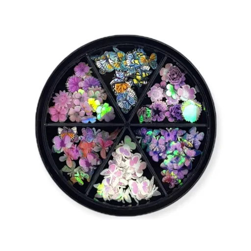 Decor Unghii Lemn Rotund Oranjollie Nr. 012