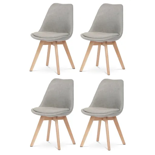 Set de scaune de sufragerie CT-751 LAN2, 4 buc., bej