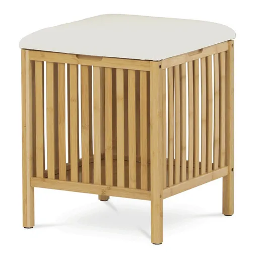 Taburet cu spațiu de depozitare B066 NAT, bambus