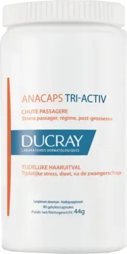 Ducray Supliment alimentar pentru vitalitatea părului și unghiilor Anacaps Tri-Activ 90 capsule