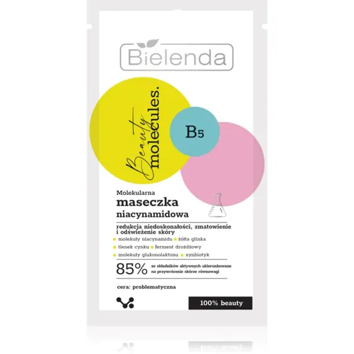 Bielenda Beauty Molecules masca de fata pentru curatare 8 g