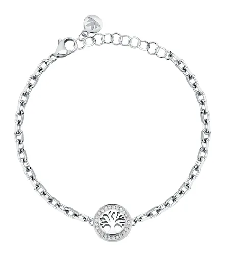 Morellato Brățară stilată din oțel Arborele vieții Talismani SAQE44