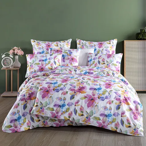 BedTex Lenjerie de pat din satin Vibrance, 160 x 200 cm, 2 x 70 x 80 cm, 160 x 200 cm, 2 buc. 70 x 80 cm