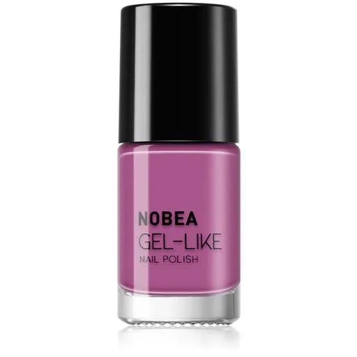 NOBEA Day-to-Day Gel-like Nail Polish lac de unghii cu efect de gel culoare #N70 Pink orchid 6 ml