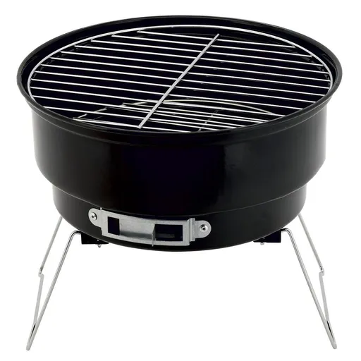 Gratar pe carbuni REVERIE RG-12, Metal, Oțel, Potrivit pentru terasa, Negru