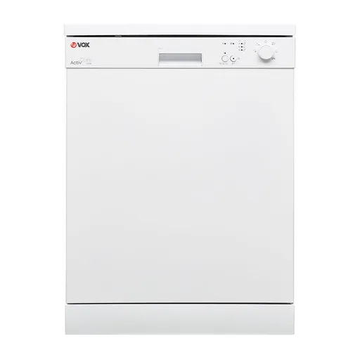 Masina de spalat vase VOX LC 20 E, Clasa E, 12 seturi, 5 programe, Indicatori de sare si stralucire, Alb