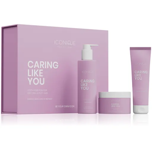 ICONIQUE Professional Set cadou pentru păr uscat și deteriorat Caring Like You