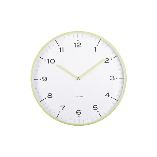 Karlsson 6011GR ceas de perete design galben,diametru 40 cm, galben