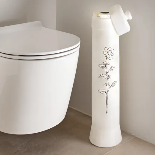 Suport pentru rola de toaletă "Trandafir"