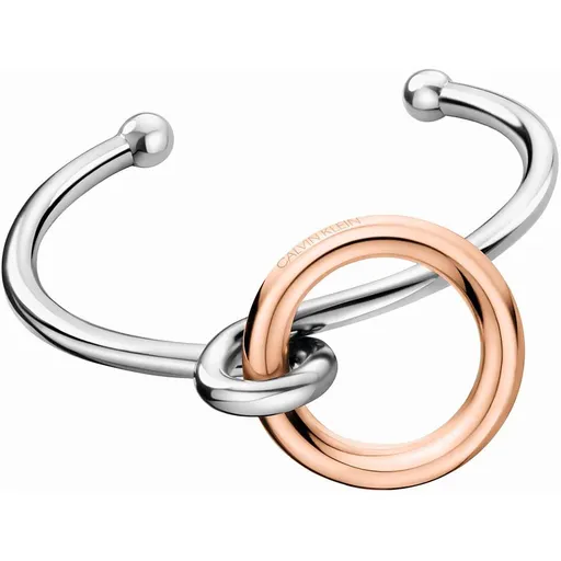 Calvin Klein Brățară elegantă bicolor Clink KJ9PPF2001 5,4 x 4,3 cm - XS